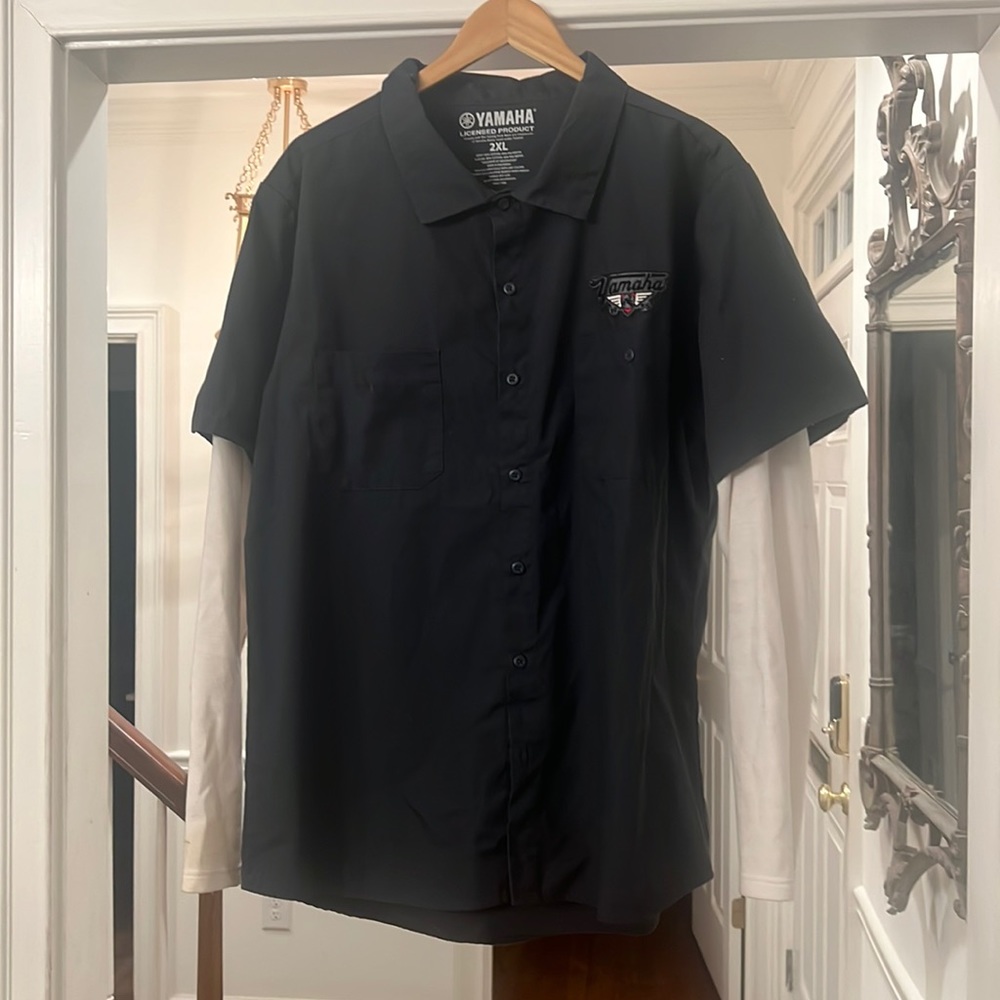 Vintage Yamaha Mechanics shirt. Shop Worn. Would look great with leather jacket